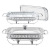 Food Pan Buffet Stove Furnace Chafing Dish Pan Food Warmer Alcohol And Electric Heating Chafing Dish With Visible Glass