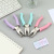 Single-Hole Puncher Round Hand-Held Loose-Leaf Puncher Macaron Color Silicone-Coated Labor-Saving Manual Punch Plier Student Stationery
