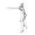 Hairpin Silver Tassel Han Chinese Clothing Headdress Butterfly Hair Clasp Hair Accessories Ornament Women's Accessories