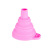 Silicone Folding Funnel Collapsible Long Neck Funnel Liquid Packing Small Funnel Wholesale