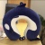 Memory Foam Slow Rebound Eye Mask Fruit Strawberry Neck Pillow U-Shape Pillow Nap Pillow to Map and Sample Customization