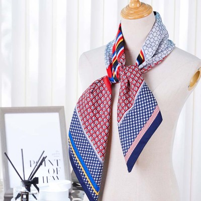 New Arrival FENNYSUN 90*90cm Big Twill Wrap Shawl Multi-elem