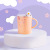 Cat Stair Climbing Cup Creative Personality Ceramic Cup Cute Household Mug for Couple Breakfast Cup Coffee Cup