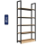 Steel and wood shelves Special steel and wood shelves food display frame steel and wood display frame