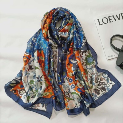 FENNYSUN 90*180 Big Long Wrap Shawl Ethnic Leaves Lady Stole