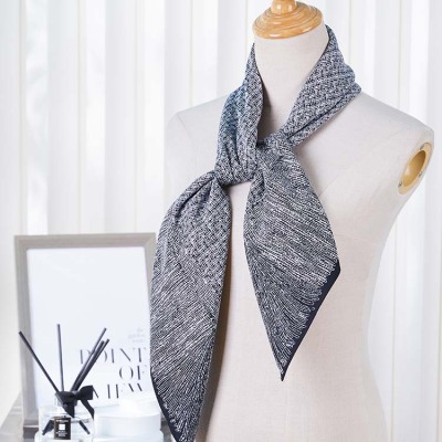 FENNYSUN 90*90cm Big Twill Wrap Shawl Rattan Blank Scarf Qui