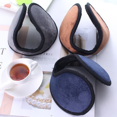 Pure Color for Men Earmuffs Back Wear Fabric Men's Warm Earmuffs Ear Warmer Korean Men's Earmuffs Earmuffs