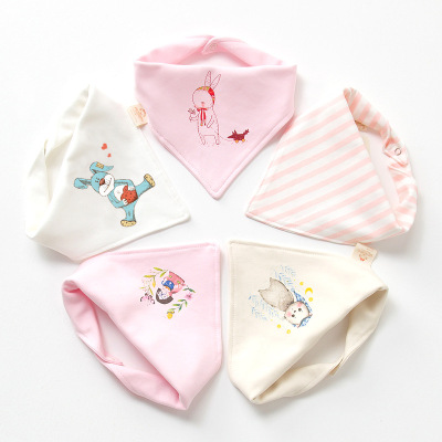 Baby Triangular Baby Bibs Foreign Trade Exclusive