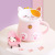 Cartoon Cat Ceramic Mug with Cover Spoon Cup Household Living Room Office Tea Cup Coffee Cup