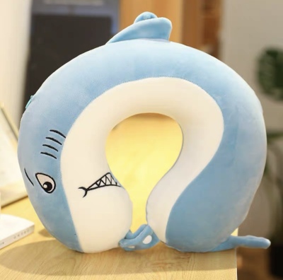 Factory Direct Sales Memory Foam Slow Rebound Cartoon Animal Lion Neck Pillow U-Shape Pillow Nap Sample Customization