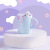 Cat Stair Climbing Cup Creative Personality Ceramic Cup Cute Household Mug for Couple Breakfast Cup Coffee Cup