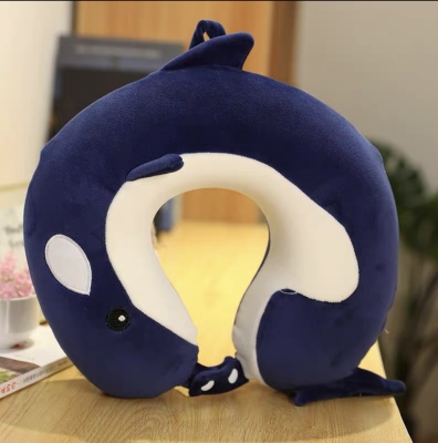 Cute Tiger Tiger Neck Pillow Pillow Plush Toy Tiger U-Shape Pillow Office Home Gift Wholesale U-Shape Pillow Head