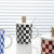 Nordic Ins Chessboard Grid Mug Ceramic Coffee Cup Couple Water Cup Milk Niche Black and White Plaid Chessboard Cup