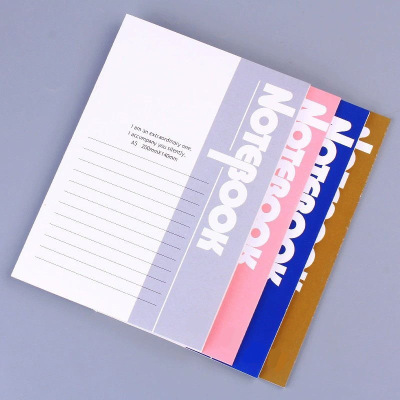 Notebook 32K Soft Copy Student Writing Book A5 Two Yuan Store Notebook Tally Book Office Supplies Wholesale