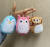 Eight Decompression Animal Series Plush Pendant Bag Keychain Pendant Unicorn Fliggy Penguin Hot Sale