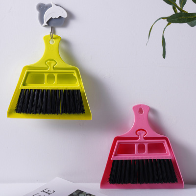 Mini Desktop Cleaning Broom Cycling Brush Leaves Car Cleaning Desktop Plastic Garbage Shovel Small Dustpan Direct Supply