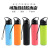 New 600ml Outdoor Cycling Water Cup Portable Foldable Silicone Water Bag Spot Advertising Gift Sports Kettle