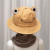 Spring and Autumn Fashion Children's Hat Trendy Korean Frog Bucket Hat Sell Cute Student Sun-Proof Basin Hat