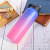 Outdoor Sports Bottle Gradient Space Pot Portable Straw Cover Stainless Steel Portable Thermos Cup Customization