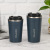 Stainless Steel DoubleLayer Coffee Cup Creative Mark Office Water Cup Car Portable Vacuum Cup Foreign Trade Whole