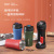 New American Stainless Steel Coffee Cup One Cover Dual-Purpose Double Drink Thermos Cup with Straw Flip Bounce Cup