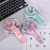 Macaron Color Series Clip Key Card Creative Combination Color Magnetic Snap Rubber Band Long Tail Clip Multifunctional Suit