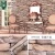 Cross-Border Student Dormitory Self-Adhesive PVC Wallpaper 3D Wallpaper Self-Adhesive Wholesale Bedroom Vintage Brick Pattern Three-Dimensional Wall Stickers