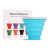 Factory Hot Sale 270ml Silicone Folding Cups Creative Gift Silicone Folding Coffee Cup Portable Adjustable Cup