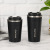 Stainless Steel DoubleLayer Coffee Cup Creative Mark Office Water Cup Car Portable Vacuum Cup Foreign Trade Whole