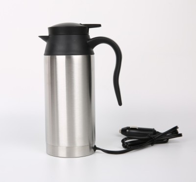 Car Kettle 12V & 24V Stainless Steel Car Electric Kettle Heating Insulation Cup Travel Pot