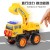 Large Children's Excavator Toy Car Inertia Engineering Car Little Boy Excavator Stall Toy Supply Wholesale