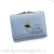 Clip Bag Women's Three-Fold Wallet Women's Wallet Coin Purse Card Holder Clutch Bag Magnetic Snap Large Bill Holder 