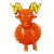 3D Colorful Plastic Chinese Zodiac Sign of Sheep Refrigerator Stickers Creative Home Background Decorative Crafts