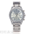 Geneva Diamond-Embedded Three-Eye Watch Women 'S Fashion Steel Belt Quartz Watch Gift Foreign Trade Popular Style Watch