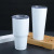 Cross-Border Double-Layer Sublimation Vacuum Cup 304 Stainless Steel Vacuum Straw Cover Straight Car Creativity Cup