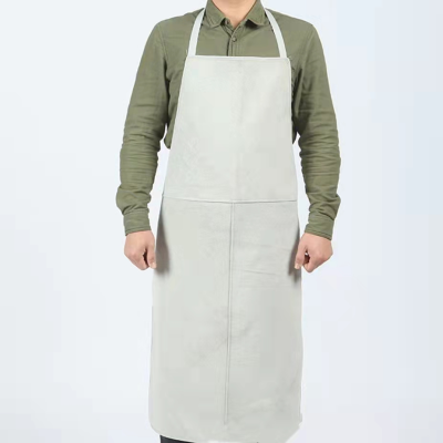 Wholesale Insulated Cowhide Welding Apron Labor Protection Puncture-Proof Welder Apron Welding Protective Apron