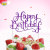 Cake Decorative Flag Wholesale Happy Birthday Glitter Cardboard Cake Decorative Insertion Wish Card Insertion