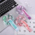 Macaron Color Series Clip Key Card Creative Combination Color Magnetic Snap Rubber Band Long Tail Clip Multifunctional Suit