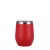 12Oz DoubleLayer Vacuum inside and outside 304 Stainless Steel UShaped Red Wine Glass Egg Cup Big Belly Drinking Cup