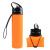 New 600ml Outdoor Cycling Water Cup Portable Foldable Silicone Water Bag Spot Advertising Gift Sports Kettle