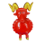 3D Colorful Plastic Chinese Zodiac Sign of Sheep Refrigerator Stickers Creative Home Background Decorative Crafts