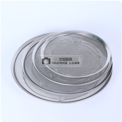 New Arrival Hot Sale Sieve Mesh Cooking Sieve Sample Separation Filter Household Iron Wire round Household Separation Sieve