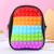 New Deratization Pioneer Schoolbag Creative Children Deratization Pioneer Backpack PU Leather Double Shoulder Bag