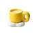 Biological Ceramic Mug High Temperature Resistant Coffee Cup with Big Handle Office Cute Female Large Capacity Water Cup