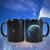 Sky Moon Discoloration Cup Heating Color Changing Mug Twelve Constellation Earth Color Changing Coffee Ceramic Water Cup