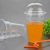 Express Disposable Cup Pp Blister Cup Bubble Milk Tea Cup Juice Cup Transparent Plastic Cup with Lid