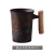 Wooden Handle Strainer Tea Brewing Cup Tea Water Separation Japanese Retro Ceramic Cup Mug with Lid with Tea Strainer