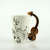 Zaaka Foreign Trade Ceramics Violin Music Cup Musical Instrument Mug Notes Breakfast Cup Ceramic Cup