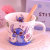 Kawaii Stitch Squirrel Donald Duck Mickey Ceramic Water Cup Mug Coffee Cup Gift Box with Spoon