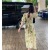 Lightly Mature High-Grade Elegant Floral Long Skirt Summer Design Sense Niche Mori Style Tea Break Puff Sleeve Dress